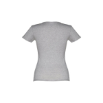 Goedkope katoenen dames t-shirts 150 g/m2 THC Sofia kleur grijs tweede weergave