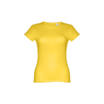 Goedkope katoenen dames t-shirts 150 g/m2 THC Sofia kleur geel eerste weergave