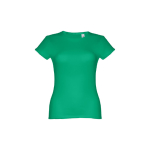 Goedkope katoenen dames t-shirts 150 g/m2 THC Sofia kleur groen eerste weergave