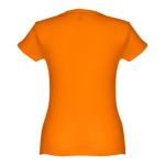 Goedkope katoenen dames t-shirts 150 g/m2 THC Sofia kleur oranje