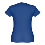 Goedkope katoenen dames t-shirts 150 g/m2 THC Sofia kleur koningsblauw