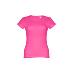 Goedkope katoenen dames t-shirts 150 g/m2 THC Sofia kleur fuchsia eerste weergave