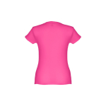 Goedkope katoenen dames t-shirts 150 g/m2 THC Sofia kleur fuchsia tweede weergave