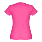 Goedkope katoenen dames t-shirts 150 g/m2 THC Sofia kleur fuchsia