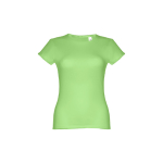 Goedkope katoenen dames t-shirts 150 g/m2 THC Sofia kleur lichtgroen eerste weergave