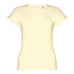 Goedkope katoenen dames t-shirts 150 g/m2 THC Sofia kleur ivoor