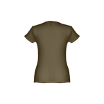 Goedkope katoenen dames t-shirts 150 g/m2 THC Sofia kleur donkergroen tweede weergave