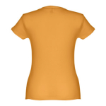 Goedkope katoenen dames t-shirts 150 g/m2 THC Sofia kleur donkergeel