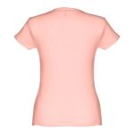 Goedkope katoenen dames t-shirts 150 g/m2 THC Sofia kleur zalm