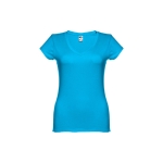 Getailleerde dames t-shirt met v-hals en katoen 150 g/m2 THC Athens eerste weergave