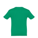 Gepersonaliseerde kinder t-shirt van katoen 150 g/m2 THC Quito kleur groen