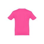 Gepersonaliseerde kinder t-shirt van katoen 150 g/m2 THC Quito kleur fuchsia tweede weergave