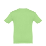 Gepersonaliseerde kinder t-shirt van katoen 150 g/m2 THC Quito kleur lichtgroen