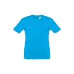 Gepersonaliseerde kinder t-shirt van katoen 150 g/m2 THC Quito kleur cyaan blauw eerste weergave