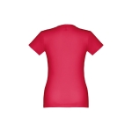 Getailleerd T-shirt voor dames, gezeefdrukt katoen 190 g/m2 THC Ankara kleur rood tweede weergave