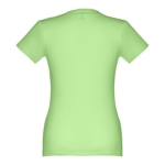 Getailleerd T-shirt voor dames, gezeefdrukt katoen 190 g/m2 THC Ankara kleur lichtgroen