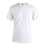 Katoenen reclame T-shirts met korte mouwen Keya 130 g/m2 kleur wit