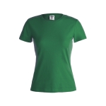 Katoenen dames T-shirts met logo van 150 g/m2 Keya kleur groen  negende weergave