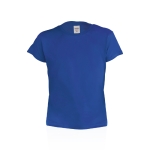 Kinder t-shirt bedrukken gemaakt van 135 g/m2 katoen kleur blauw  negende weergave