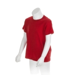 Kinder t-shirt bedrukken gemaakt van 135 g/m2 katoen kleur rood tweede weergave