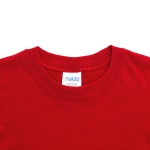 Kinder t-shirt bedrukken gemaakt van 135 g/m2 katoen kleur rood vijfde weergave