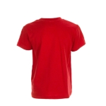 Kinder t-shirt bedrukken gemaakt van 135 g/m2 katoen kleur rood