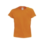 Kinder t-shirt bedrukken gemaakt van 135 g/m2 katoen kleur oranje  negende weergave