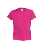 Kinder t-shirt bedrukken gemaakt van 135 g/m2 katoen kleur roze