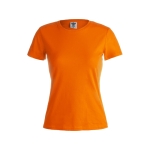 T-shirt personaliseren gemaakt van 100% katoen 180 g/m2 Keya kleur oranje  negende weergave