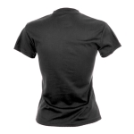 MKT sportshirts bedrukken van 135 g/m2 polyester kleur zwart