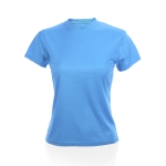 MKT sportshirts bedrukken van 135 g/m2 polyester kleur lichtblauw  negende weergave