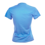 MKT sportshirts bedrukken van 135 g/m2 polyester kleur lichtblauw