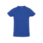 Kinder sportshirts van ademend polyester 135 g/m2 MKT kleur blauw  negende weergave