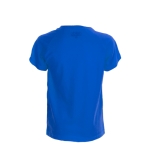 Kinder sportshirts van ademend polyester 135 g/m2 MKT kleur blauw