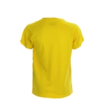 Kinder sportshirts van ademend polyester 135 g/m2 MKT kleur geel