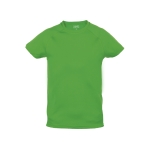 Kinder sportshirts van ademend polyester 135 g/m2 MKT kleur groen  negende weergave