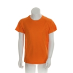 Kinder sportshirts van ademend polyester 135 g/m2 MKT kleur oranje derde weergave