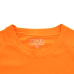 Kinder sportshirts van ademend polyester 135 g/m2 MKT kleur oranje vijfde weergave