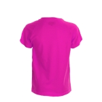 Kinder sportshirts van ademend polyester 135 g/m2 MKT kleur roze