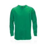 Polyester sportshirt met logo met lange mouwen MKT Maik 135 g/m2 kleur groen  negende weergave