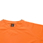 Polyester sportshirt met logo met lange mouwen MKT Maik 135 g/m2 kleur oranje vijfde weergave