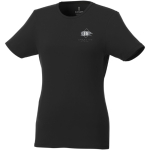 Dames T-shirt van biologisch katoen met korte mouwen 200 g/m2 Elevate NXT weergave zeefdruk