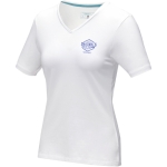 Dames reclame t-shirts biologisch katoen 200 g/m2 Elevate NXT weergave zeefdruk