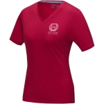 Dames reclame t-shirts biologisch katoen 200 g/m2 Elevate NXT weergave zeefdruk