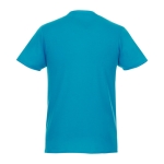 Gerecyclede polyester T-shirts met print Elevate NXT 160 g/m2 kleur blauw