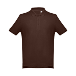 Poloshirts in diverse kleuren en 195 g/m2 katoen THC Adam kleur bruin eerste weergave