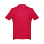 Poloshirts in diverse kleuren en 195 g/m2 katoen THC Adam kleur rood eerste weergave