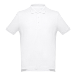 Poloshirts in diverse kleuren en 195 g/m2 katoen THC Adam kleur wit