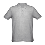 Poloshirts in diverse kleuren en 195 g/m2 katoen THC Adam kleur grijs