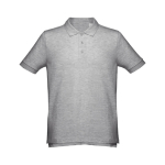 Poloshirts in diverse kleuren en 195 g/m2 katoen THC Adam kleur grijs eerste weergave